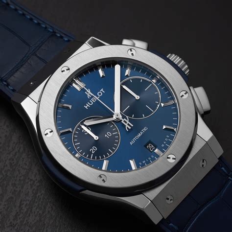 hublot classic fusion blue titanium 45mm price